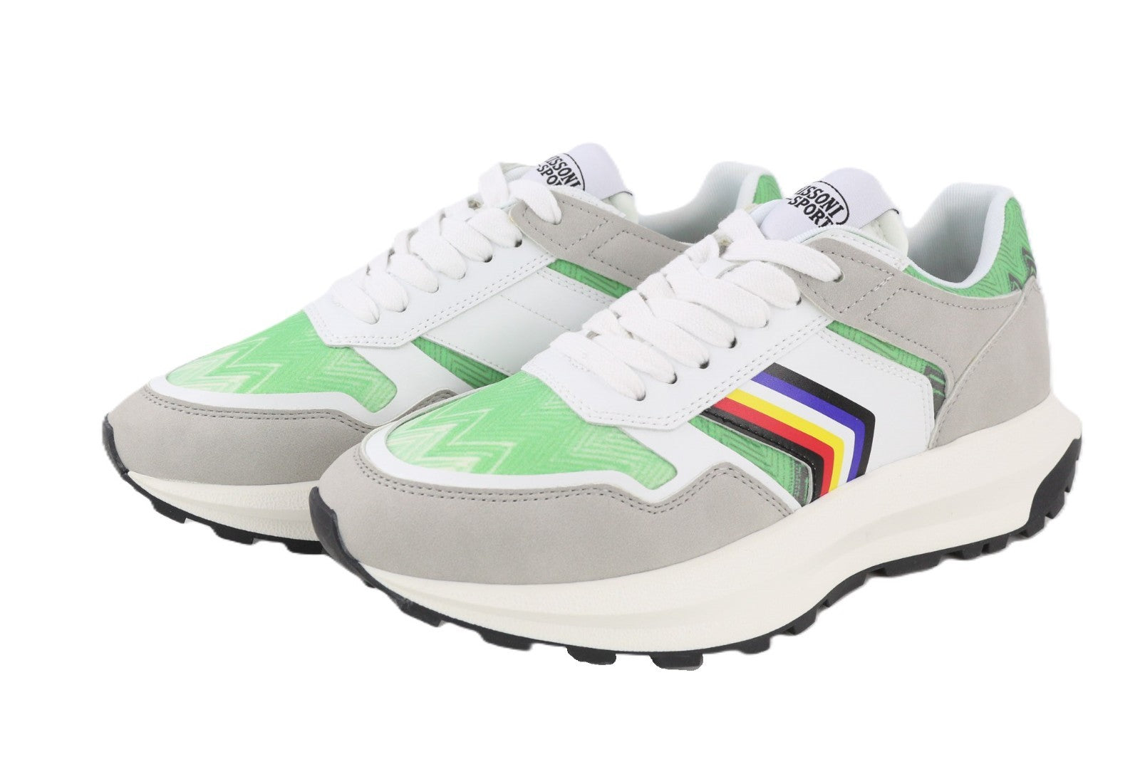 ACBC X MISSONI SHMIRUNT Running Unisex Sneakers EU38 ZigZag Lace Sport Print