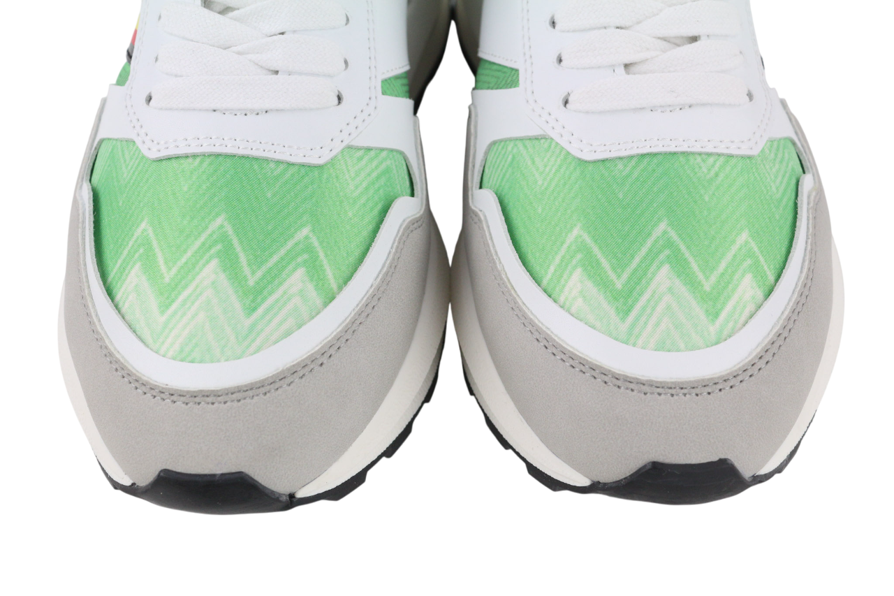 ACBC X MISSONI SHMIRUNT Running Unisex Sneakers EU38 ZigZag Lace Sport Print