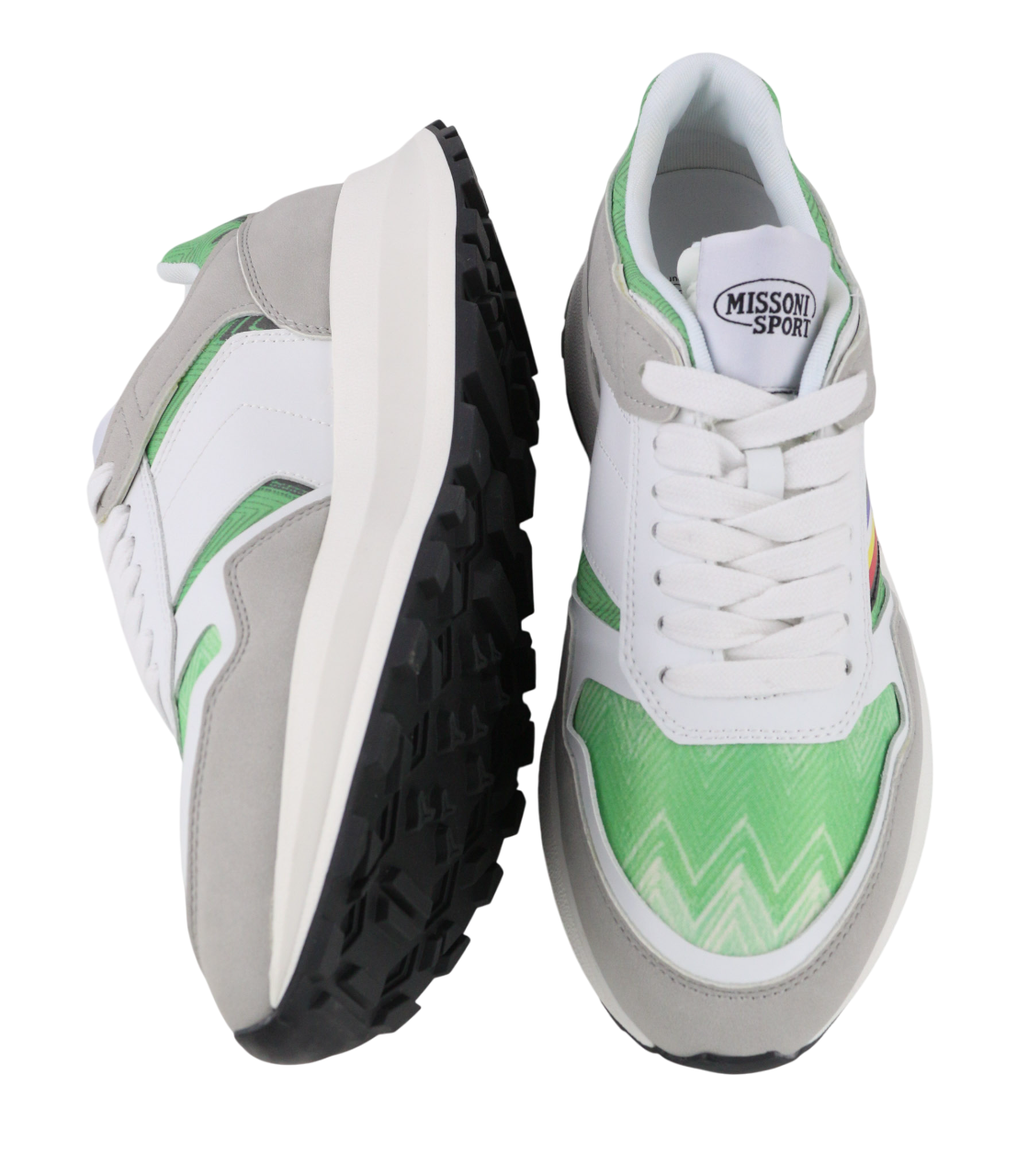 ACBC X MISSONI SHMIRUNT Running Unisex Sneakers EU38 ZigZag Lace Sport Print