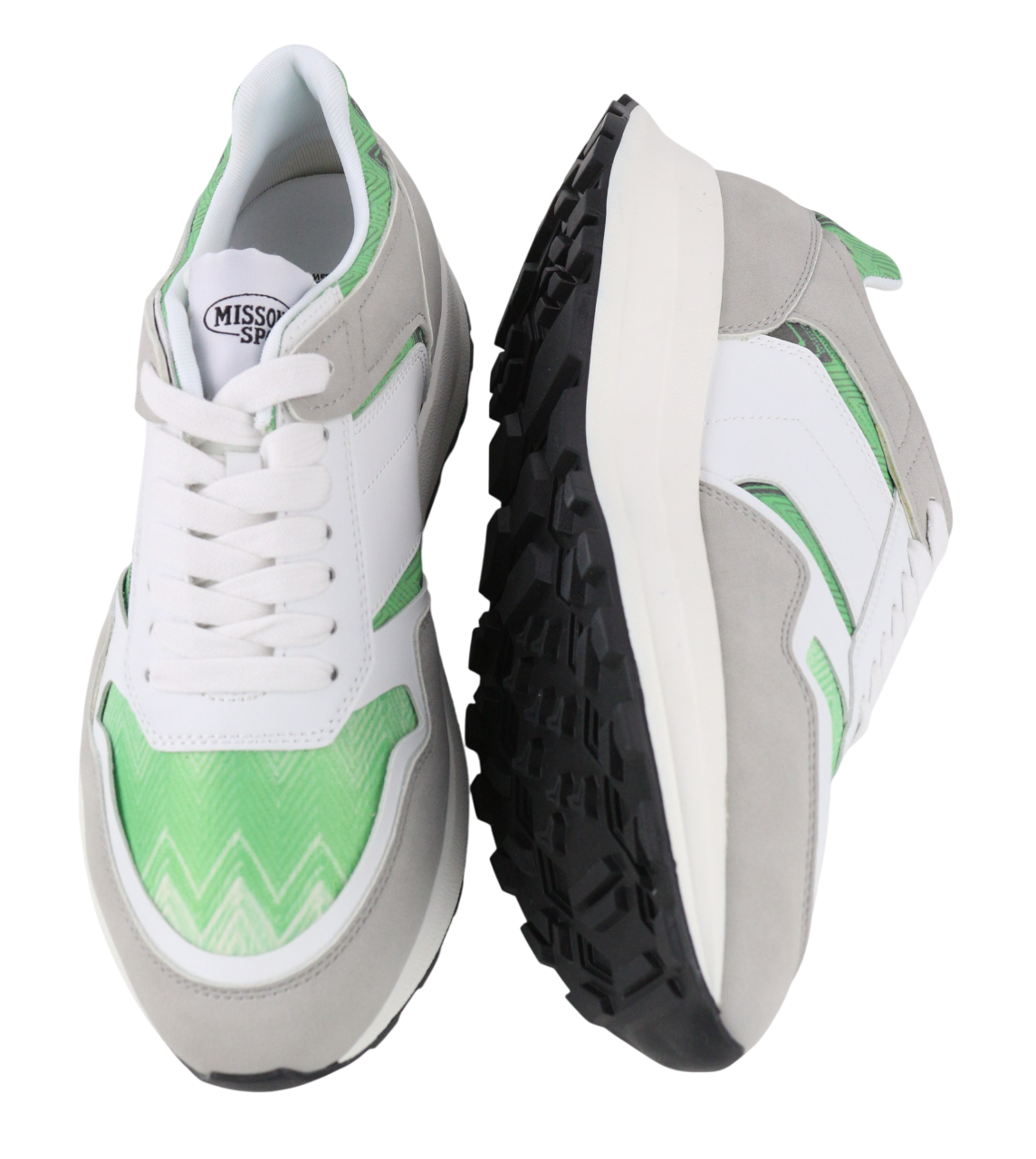 ACBC X MISSONI SHMIRUNT Running Unisex Sneakers EU40 Green Detail Trainer