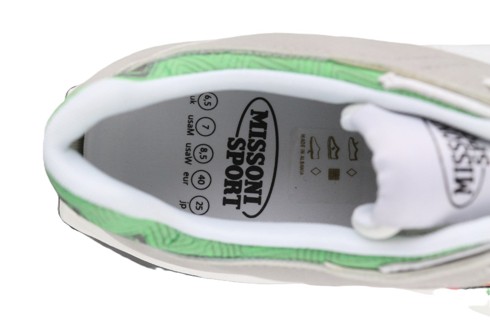 ACBC X MISSONI SHMIRUNT Running Unisex Sneakers EU40 Green Detail Trainer