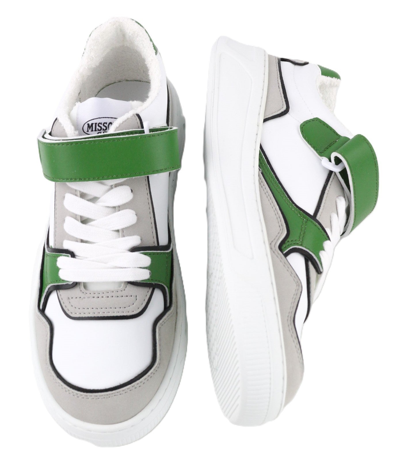 ACBC X MISSONI SHMISTEN Tennis Unisex Sneakers EU41 Strap White Designer