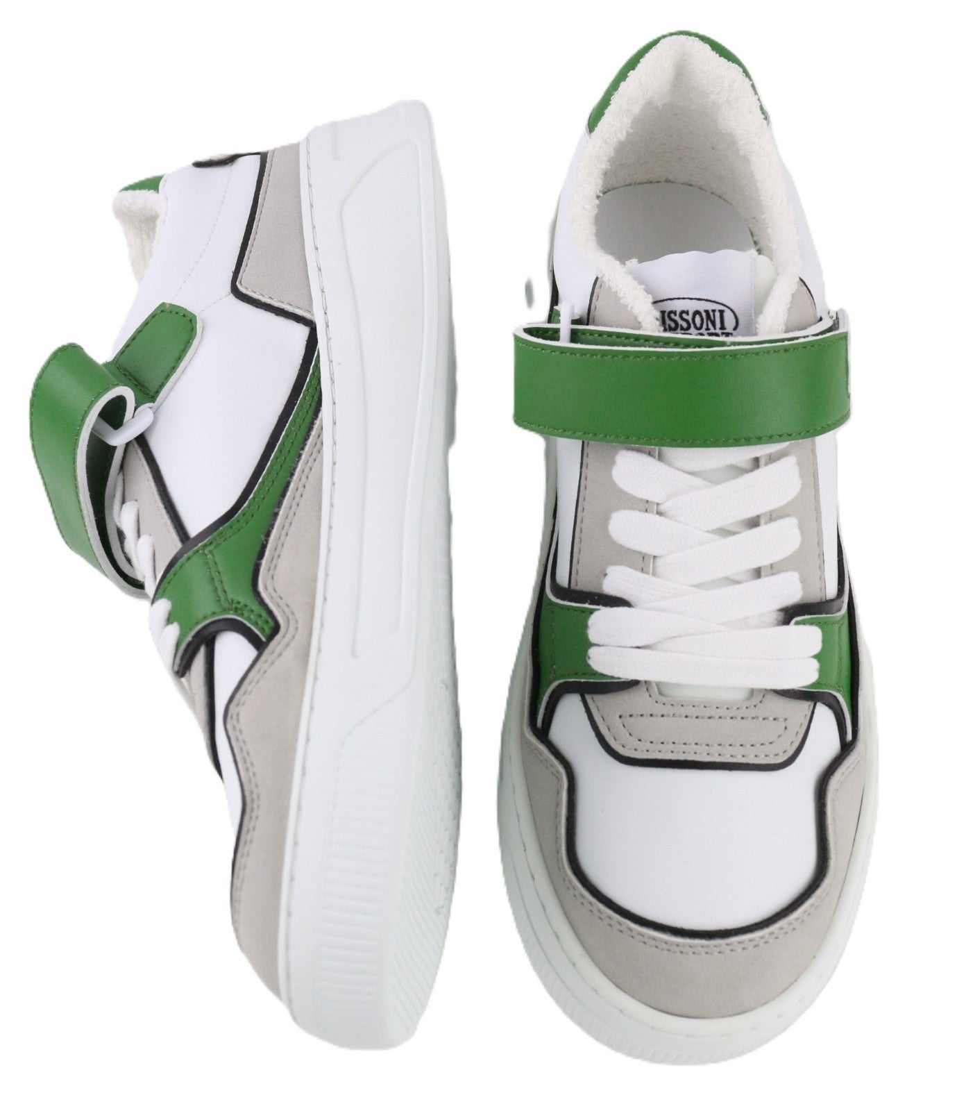 ACBC X MISSONI SHMISTEN Tennis Unisex Sneakers EU41 Strap White Designer