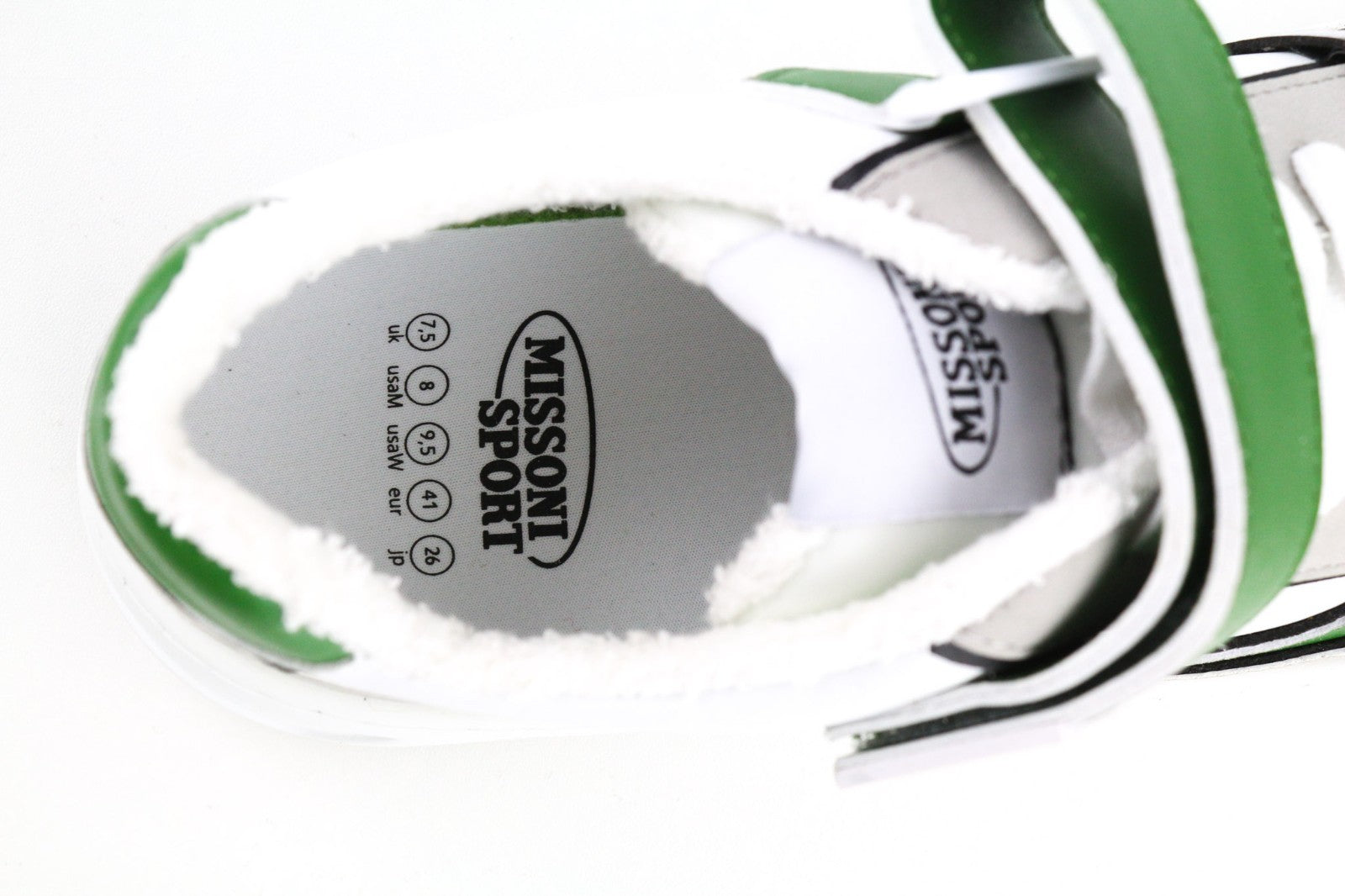 ACBC X MISSONI SHMISTEN Tennis Unisex Sneakers EU41 Strap White Designer