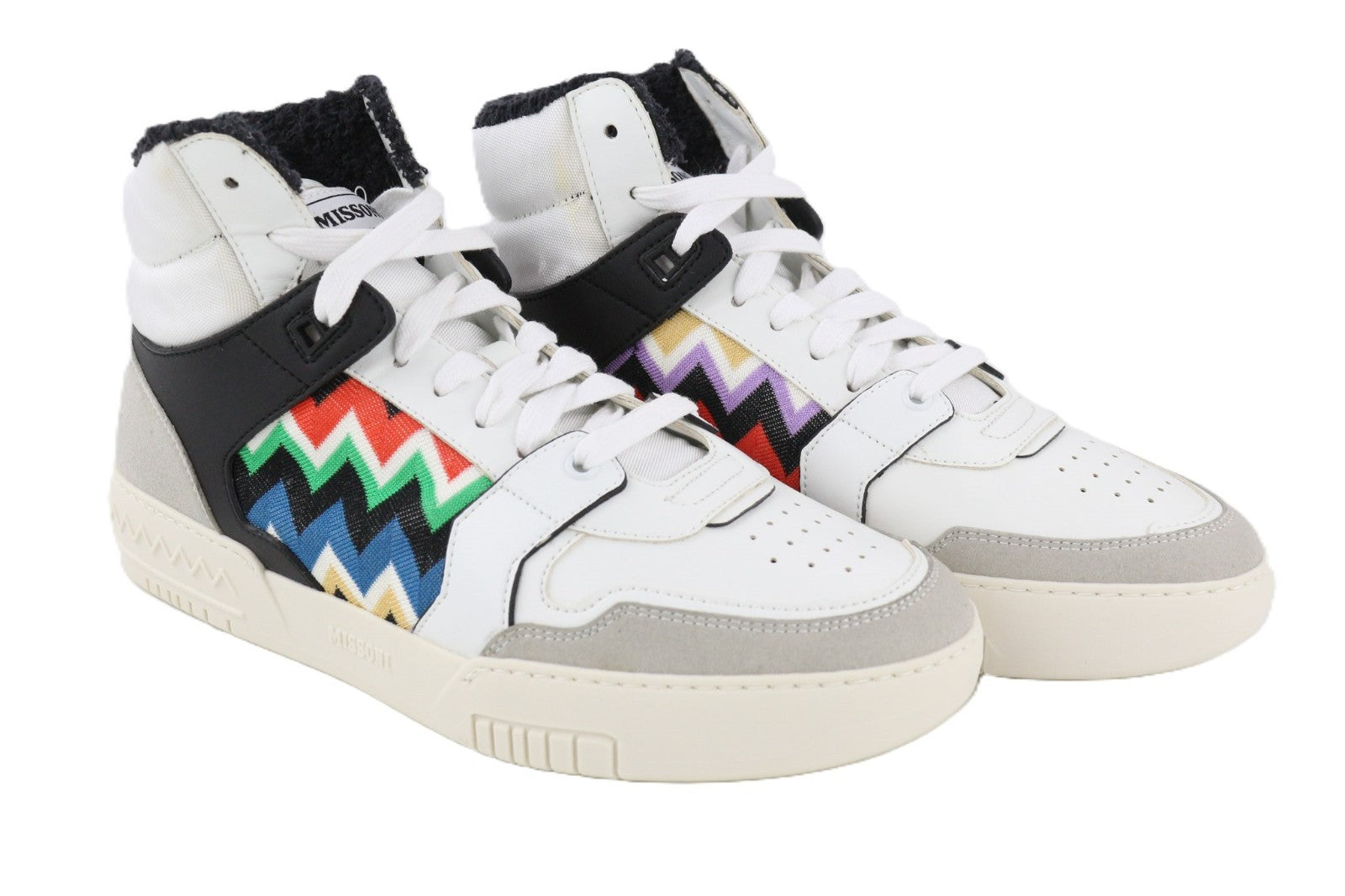 ACBC X MISSONI SHMISBH Basket High Unisex Sneakers EU41 Mid Printed Laces