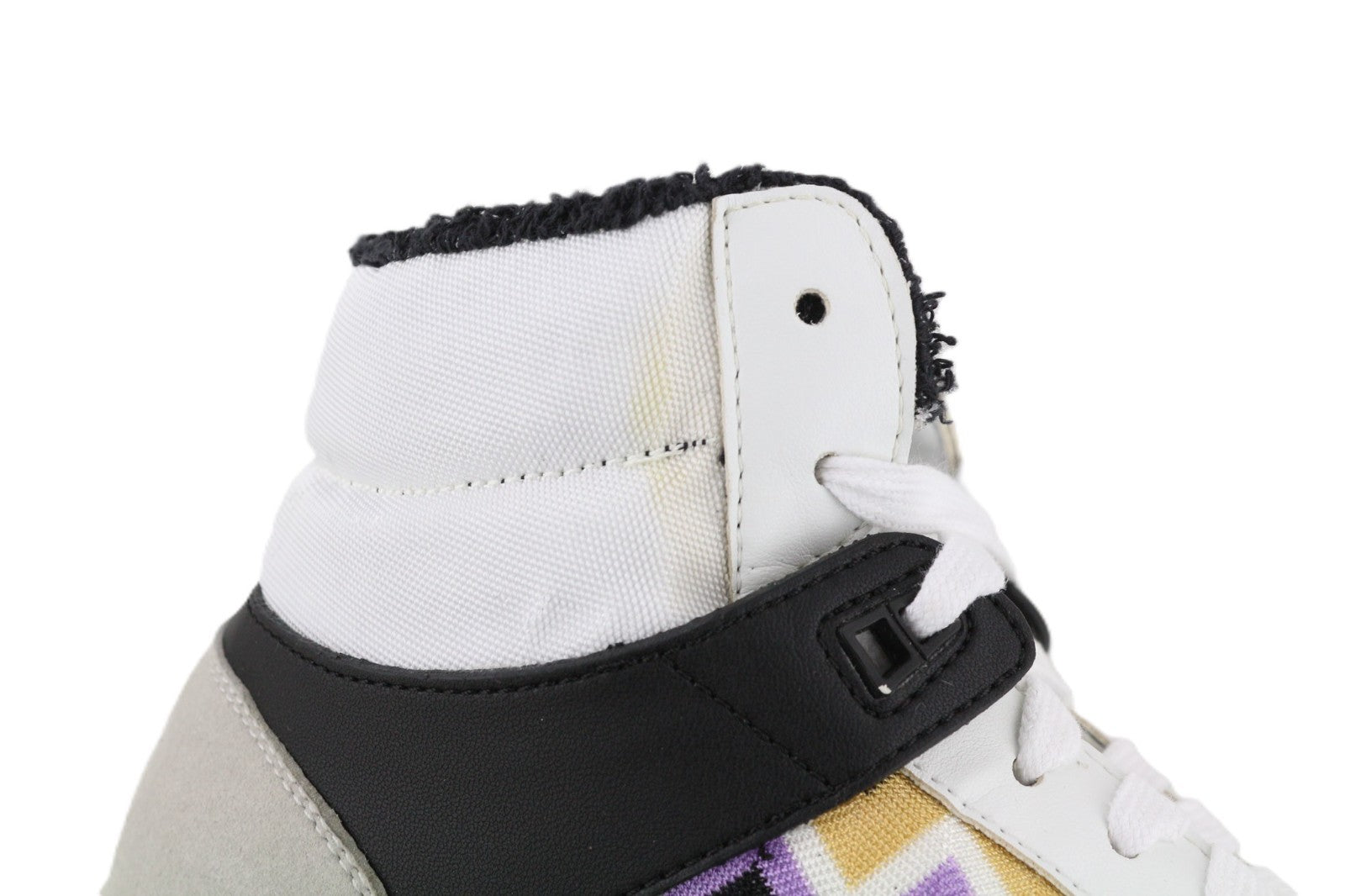 ACBC X MISSONI SHMISBH Basket High Unisex Sneakers EU41 Mid Printed Laces