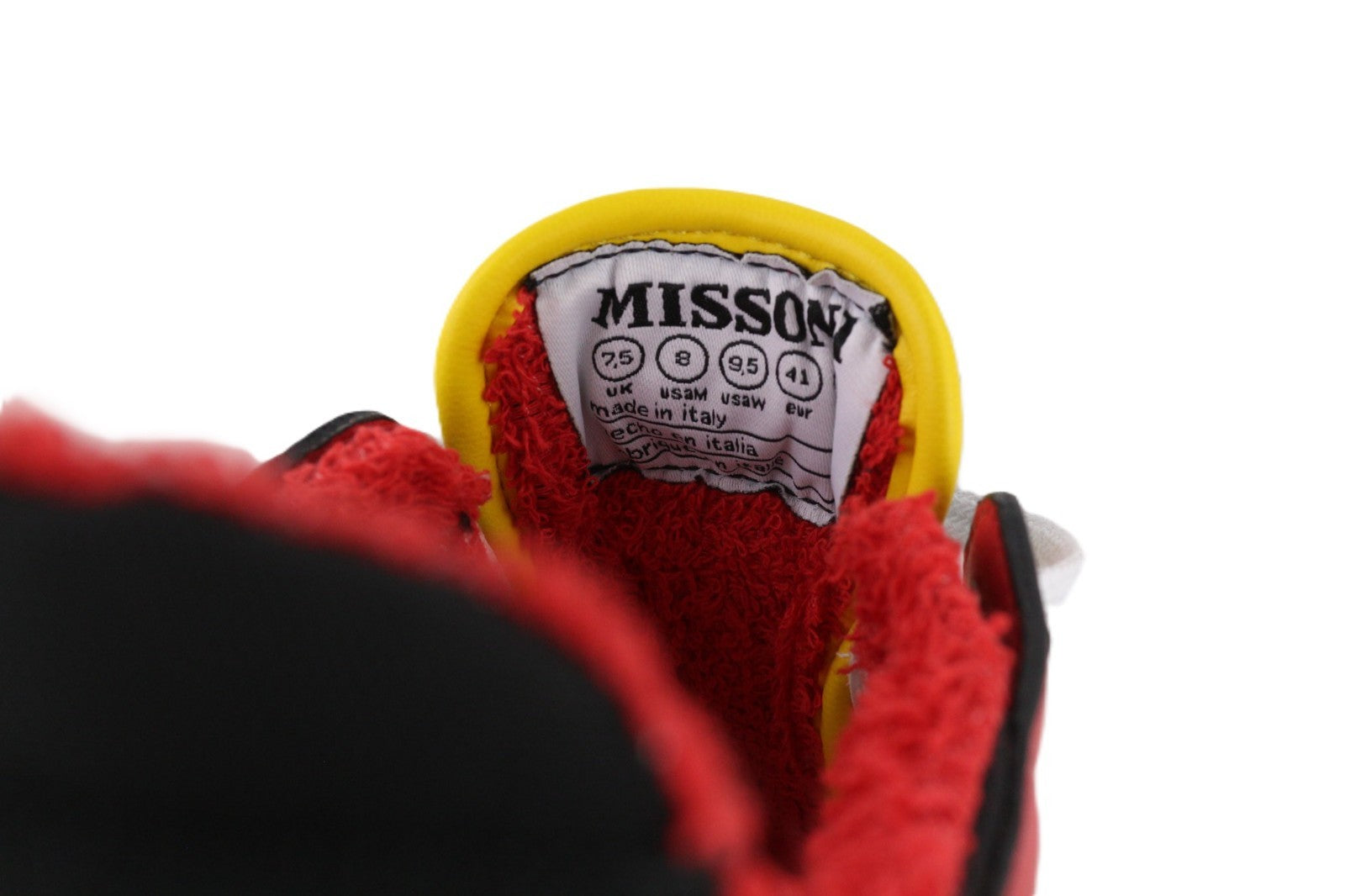 ACBC X MISSONI SHMISBAL Basket 90' Unisex Sneakers EU41 Laced Multi Base