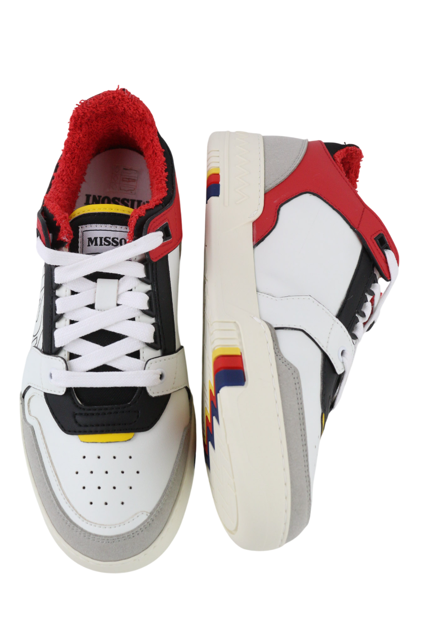 ACBC X MISSONI SHMISBAL Basket 90' Unisex Sneakers EU41 Laced Multi Base