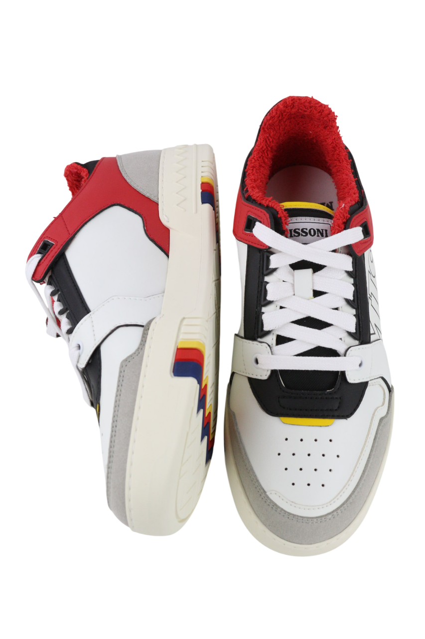 ACBC X MISSONI SHMISBAL Basket 90' Unisex Sneakers EU41 Laced Multi Base