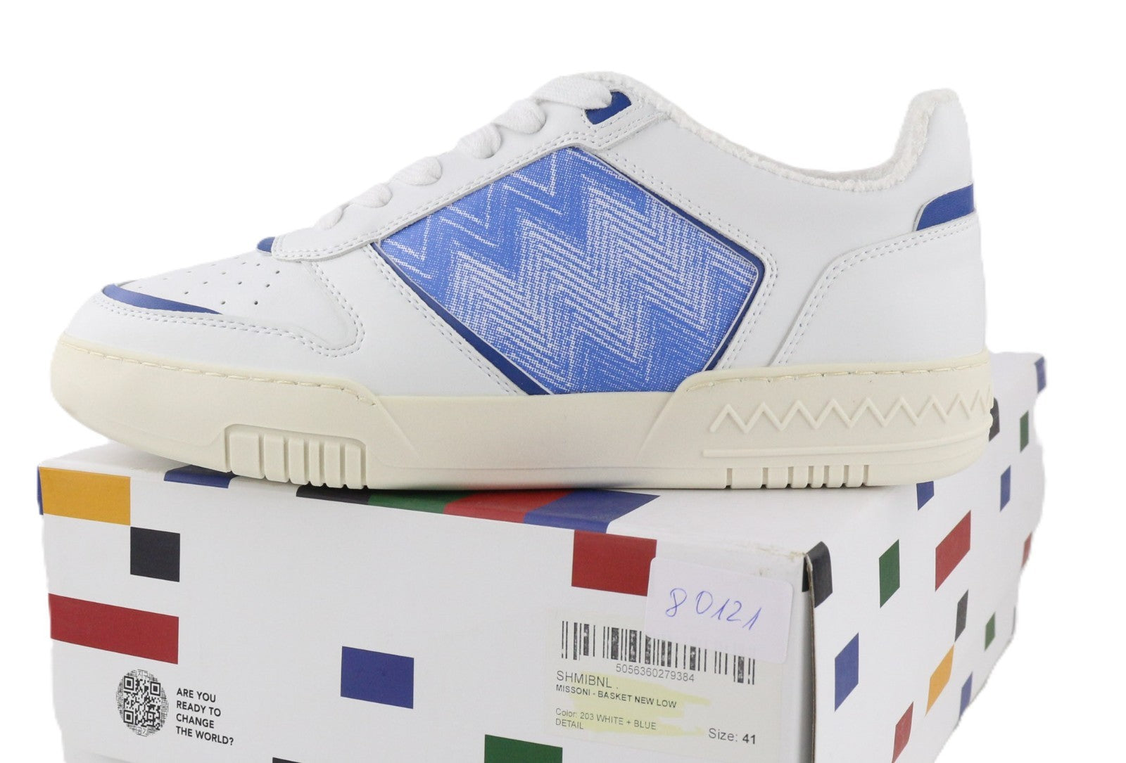 ACBC X MISSONI SHMIBNL Basket Unisex Sneakers EU41 Blue Detail Sport Low