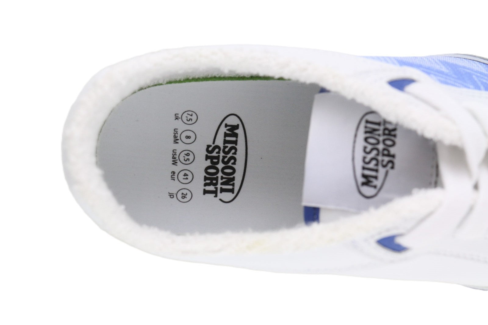 ACBC X MISSONI SHMIBNL Basket Unisex Sneakers EU41 Blue Detail Sport Low