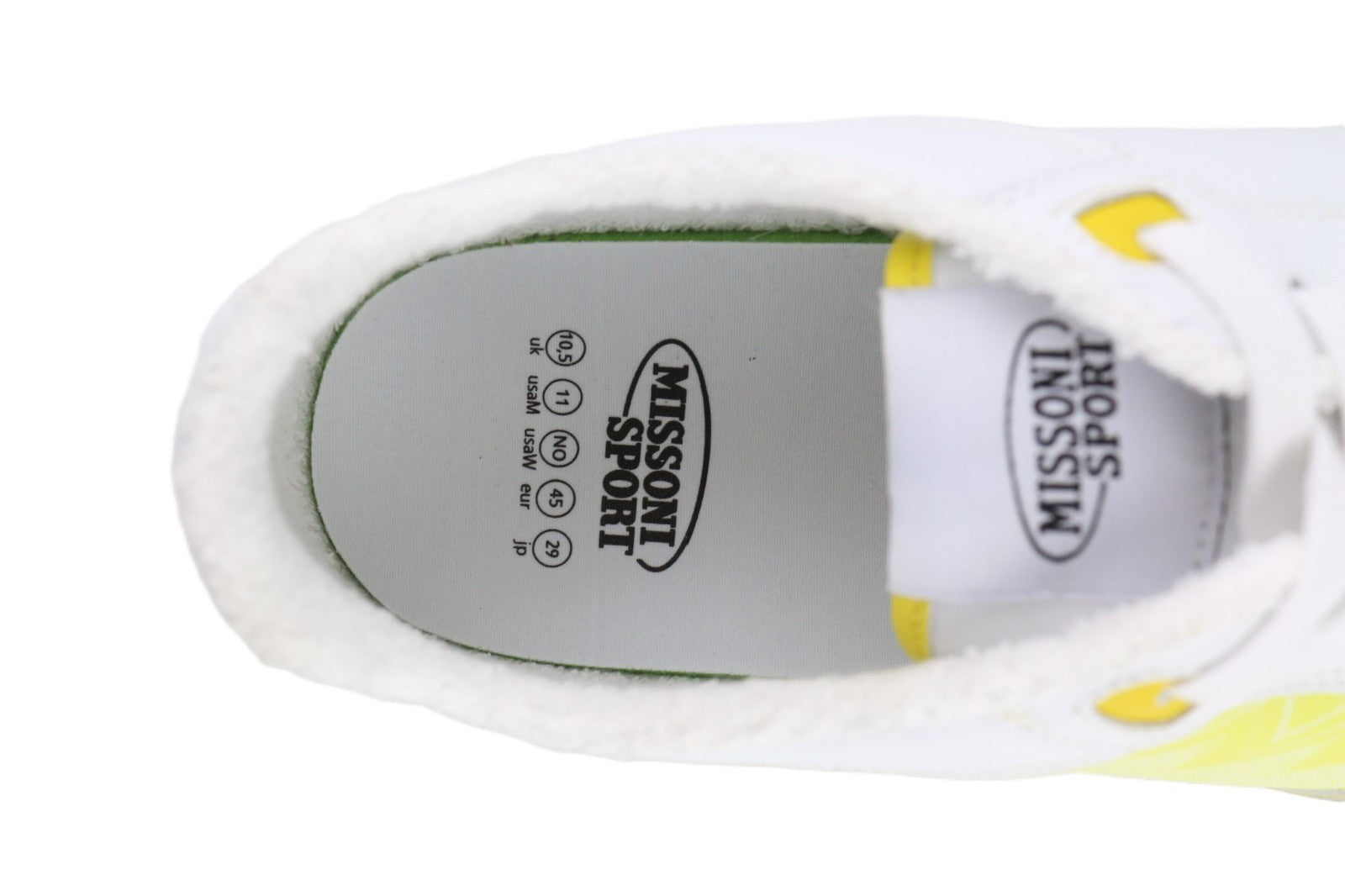 ACBC X MISSONI SHMIBNL Basket Unisex Sneakers EU45 Coated Fabric Low