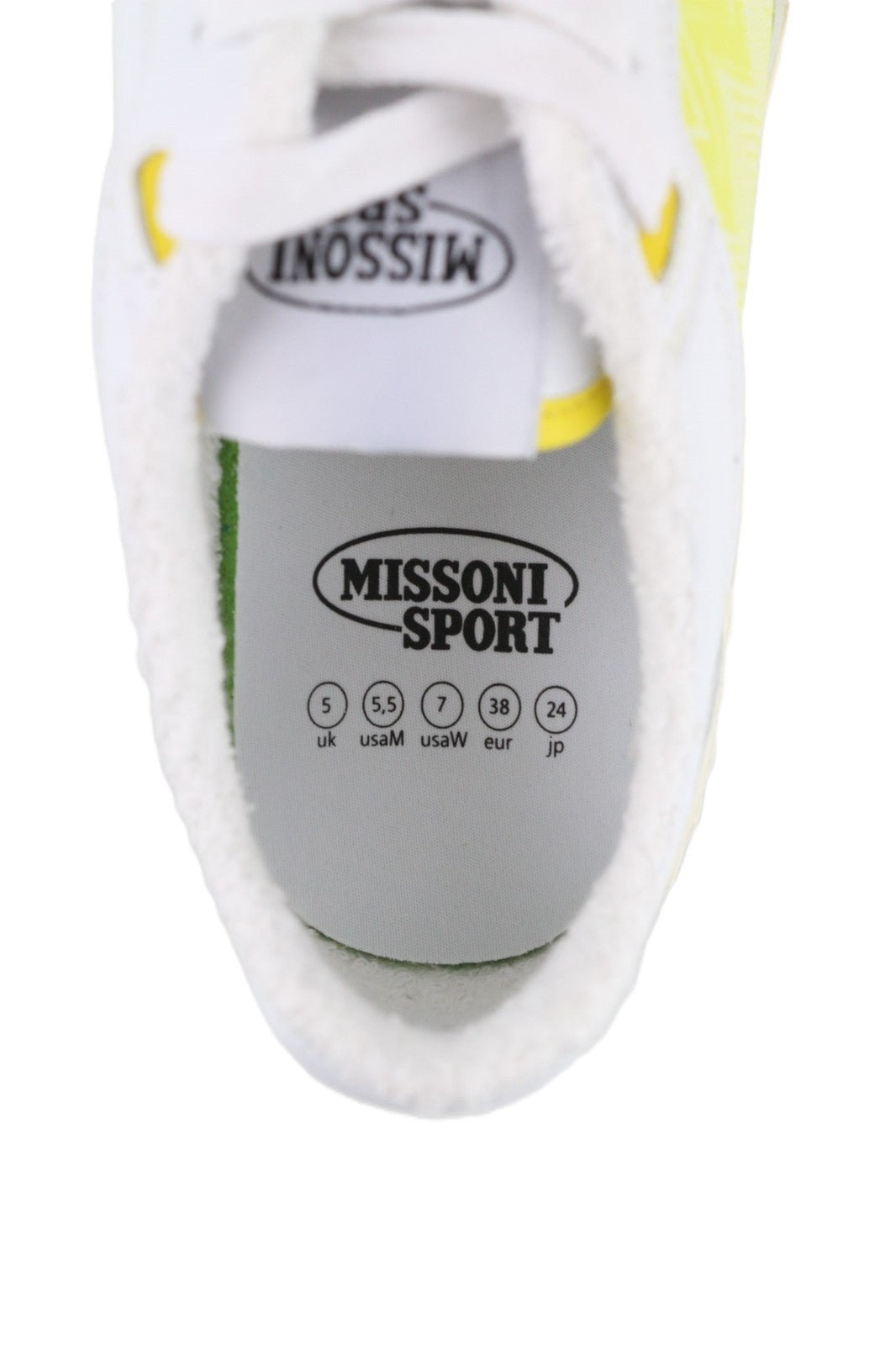 ACBC X MISSONI SHMIBNL Basket Unisex Sneakers EU38 Coated Fabric Sport Low