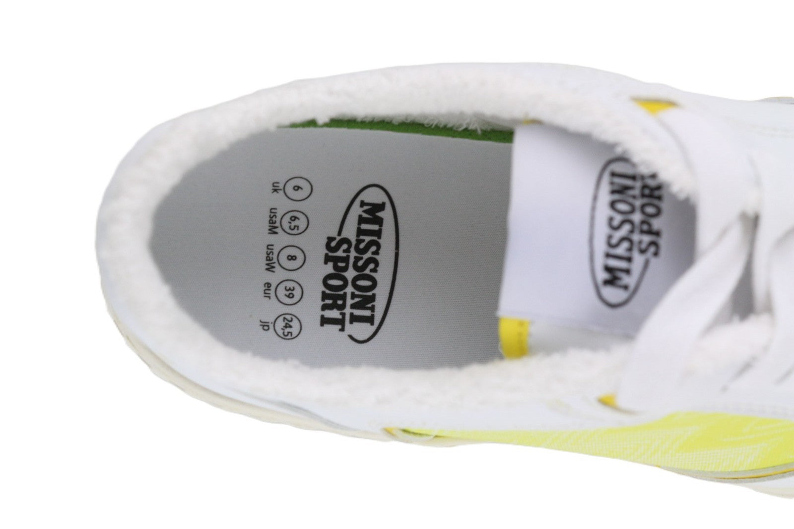 ACBC X MISSONI SHMIBNL Basket Unisex Sneakers EU39 Coated Fabric Low Top