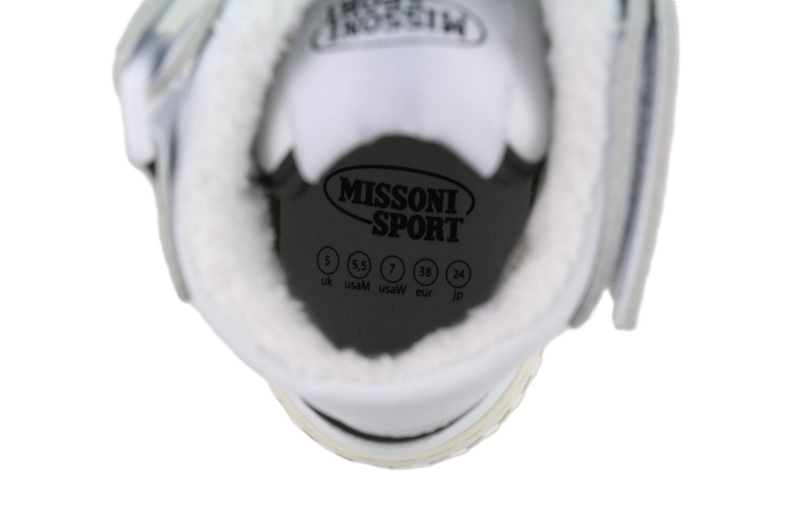 ACBC X MISSONI SHMIBNH Unisex High Basket Sneakers EU38 Rubber Sole Modern Look