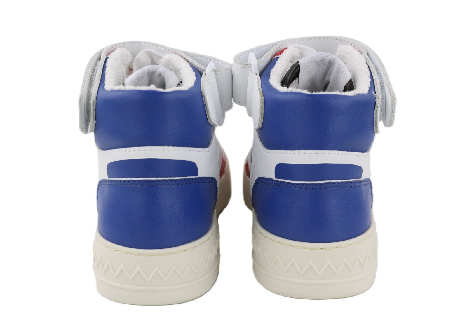 ACBC X MISSONI SHMIBNH Unisex High Basket Sneakers EU38 Touch Strap Padded Lined