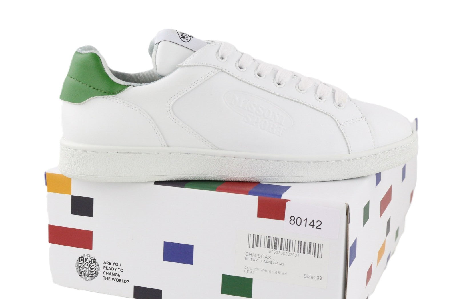 ACBC X MISSONI SHMISCAS Cassetta MS Sport Unisex Sneakers EU39 Fabric Coated