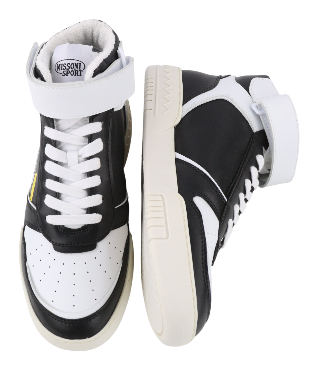 ACBC X MISSONI SHMIBNH Unisex High Basket Sneakers EU41 Logo Closure