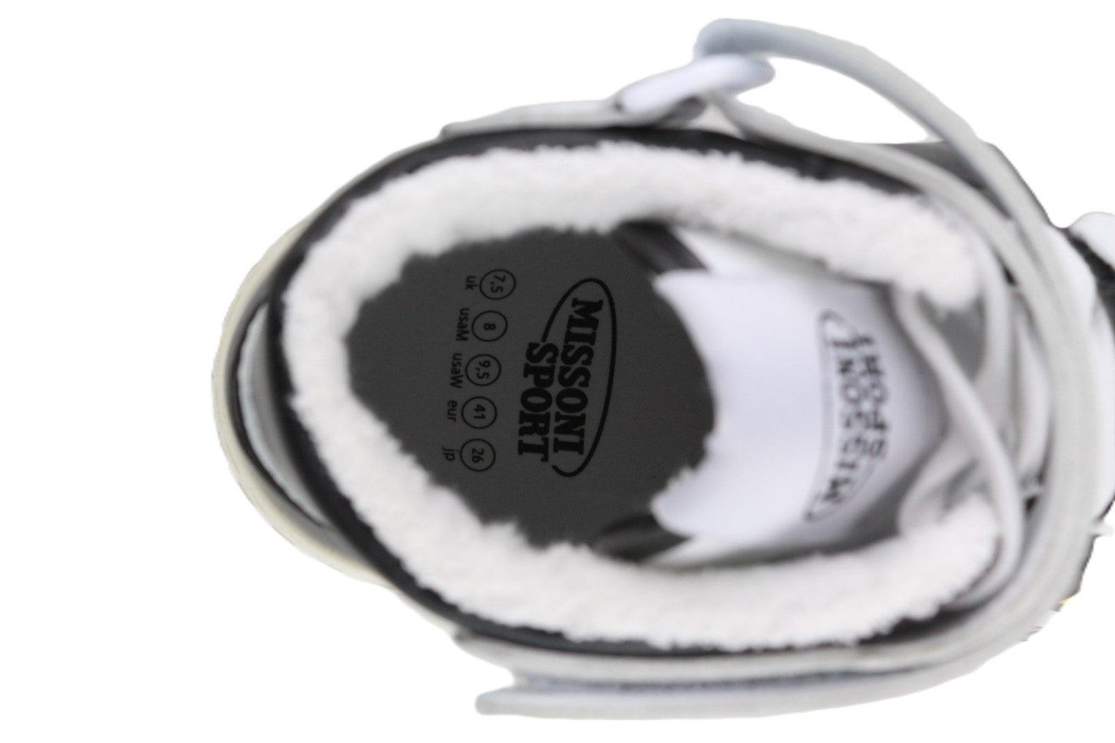 ACBC X MISSONI SHMIBNH Unisex High Basket Sneakers EU41 Logo Closure