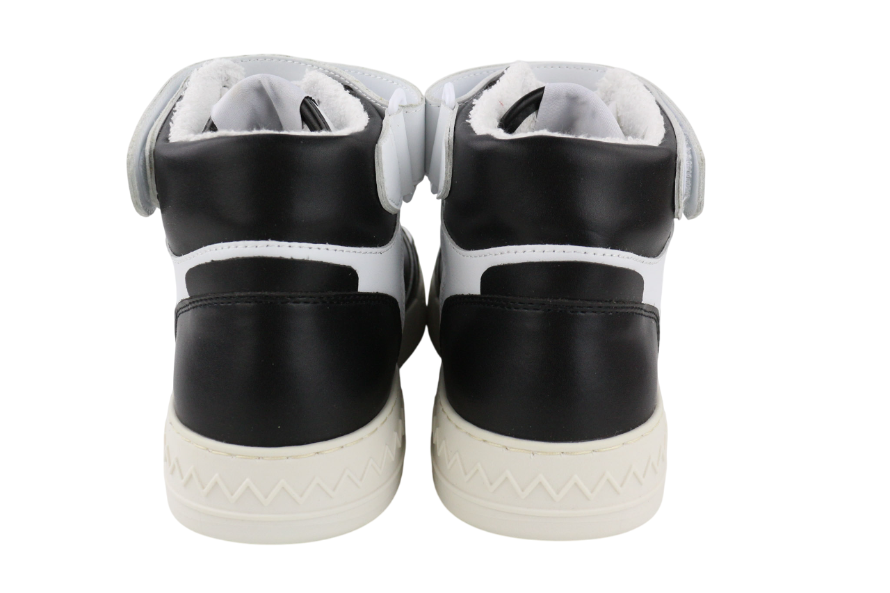 ACBC X MISSONI SHMIBNH Unisex High Basket Sneakers EU42 Coated Fabric Inside