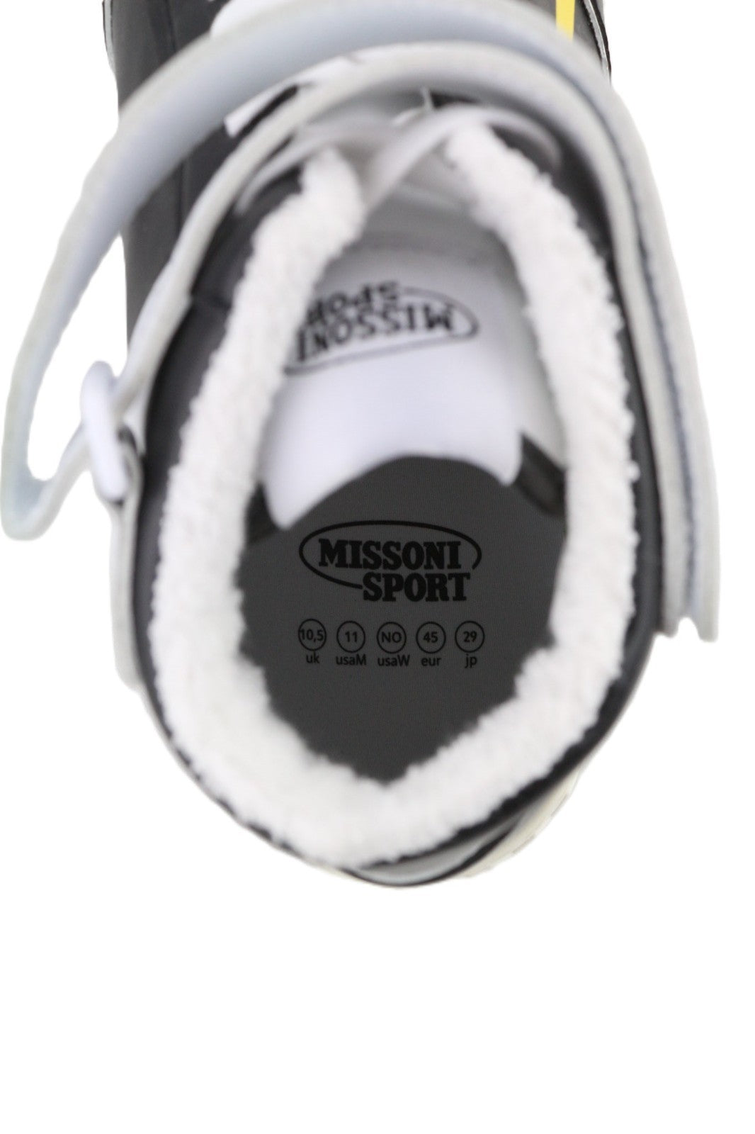 ACBC X MISSONI SHMIBNH Unisex High Basket Sneakers EU45 Fully Lined TwoTone