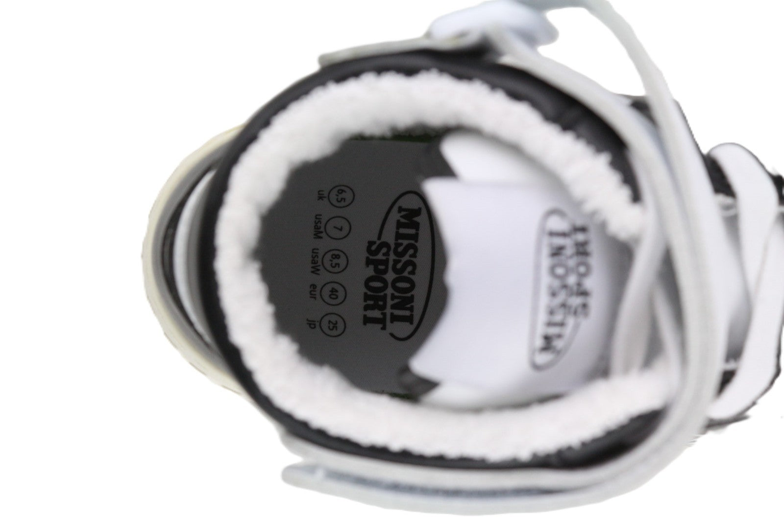 ACBC X MISSONI SHMIBNH Unisex High Basket Sneakers EU40 Fully Lined TwoTone