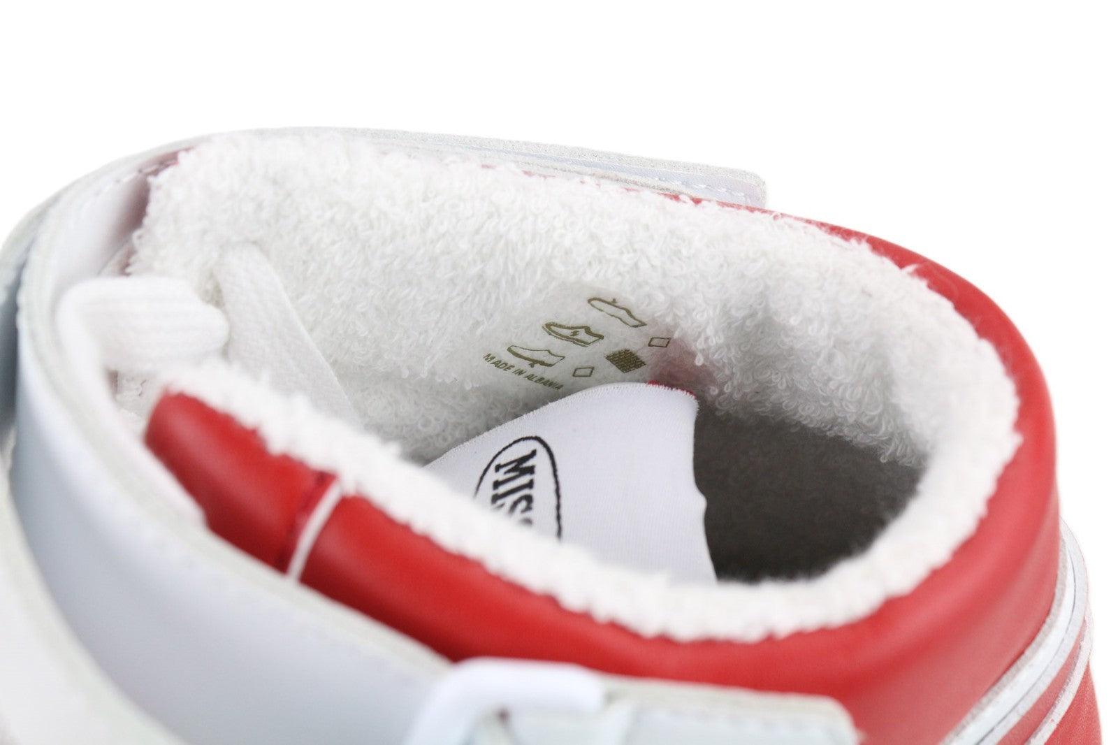 ACBC X MISSONI SHMIBNH Unisex High Basket Sneakers EU42 Logo Fabric Interior