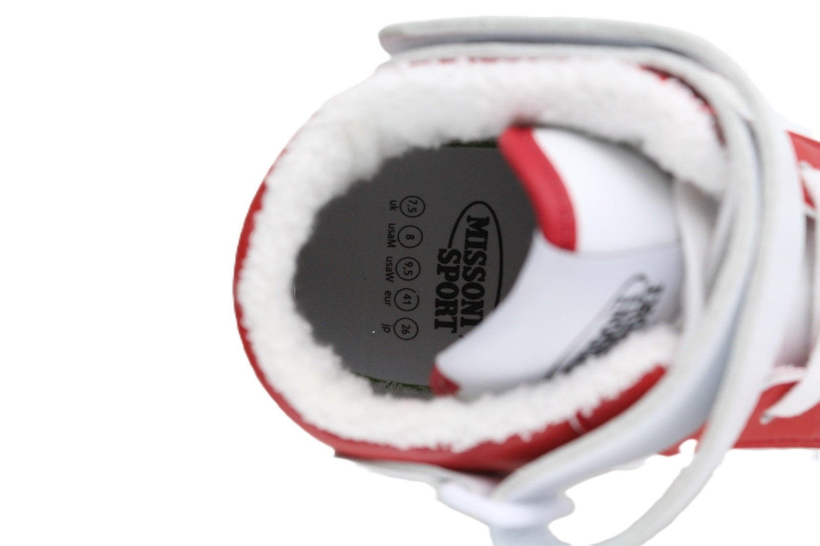 ACBC X MISSONI SHMIBNH Unisex High Basket Sneakers EU41 Logo Coated Fabric