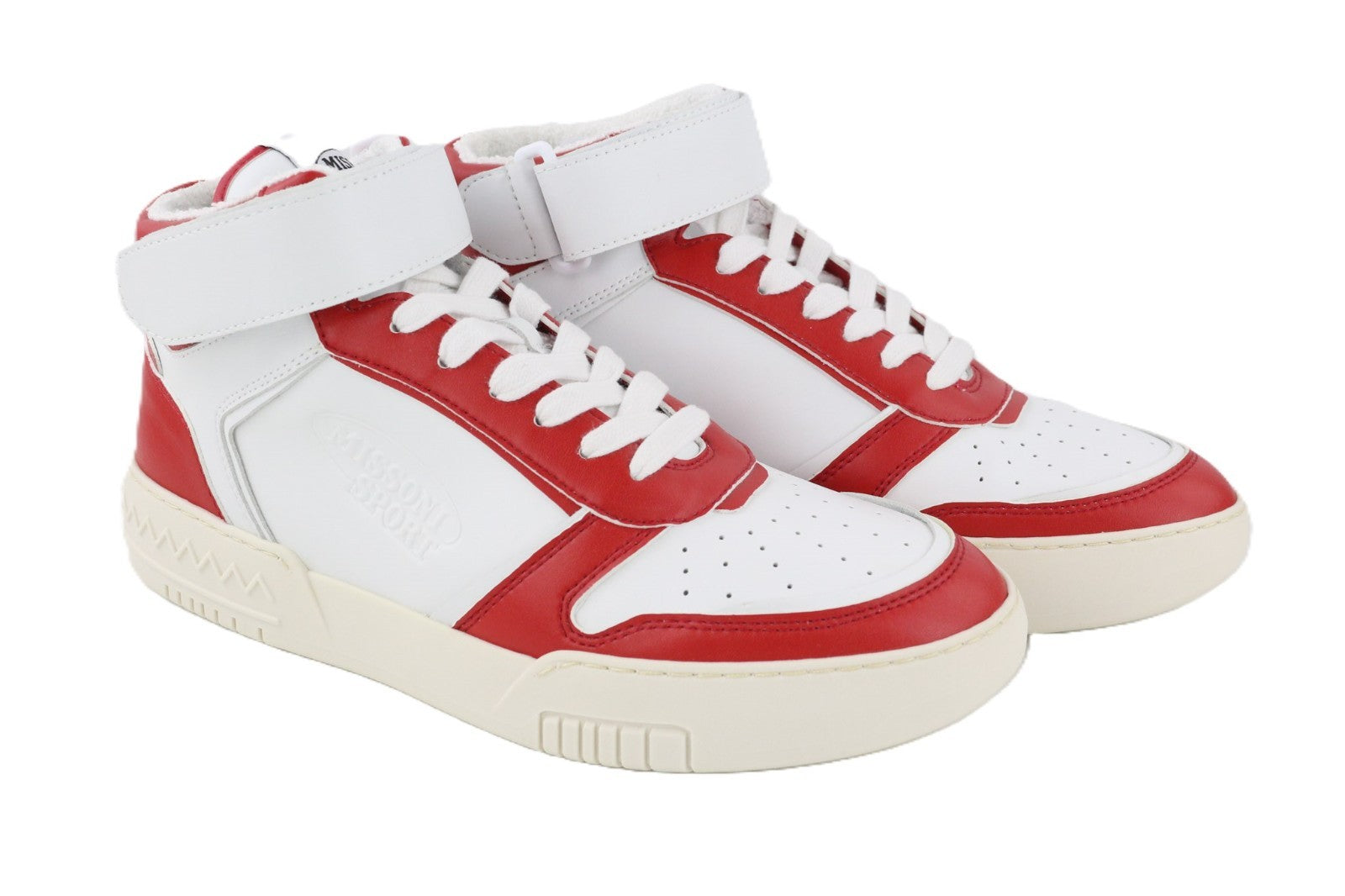 ACBC X MISSONI SHMIBNH Unisex High Basket Sneakers EU40 Flat Fabric Inner