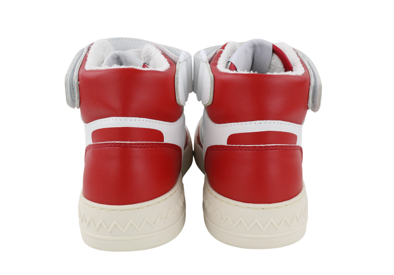 ACBC X MISSONI SHMIBNH Unisex High Basket Sneakers EU40 Flat Fabric Inner