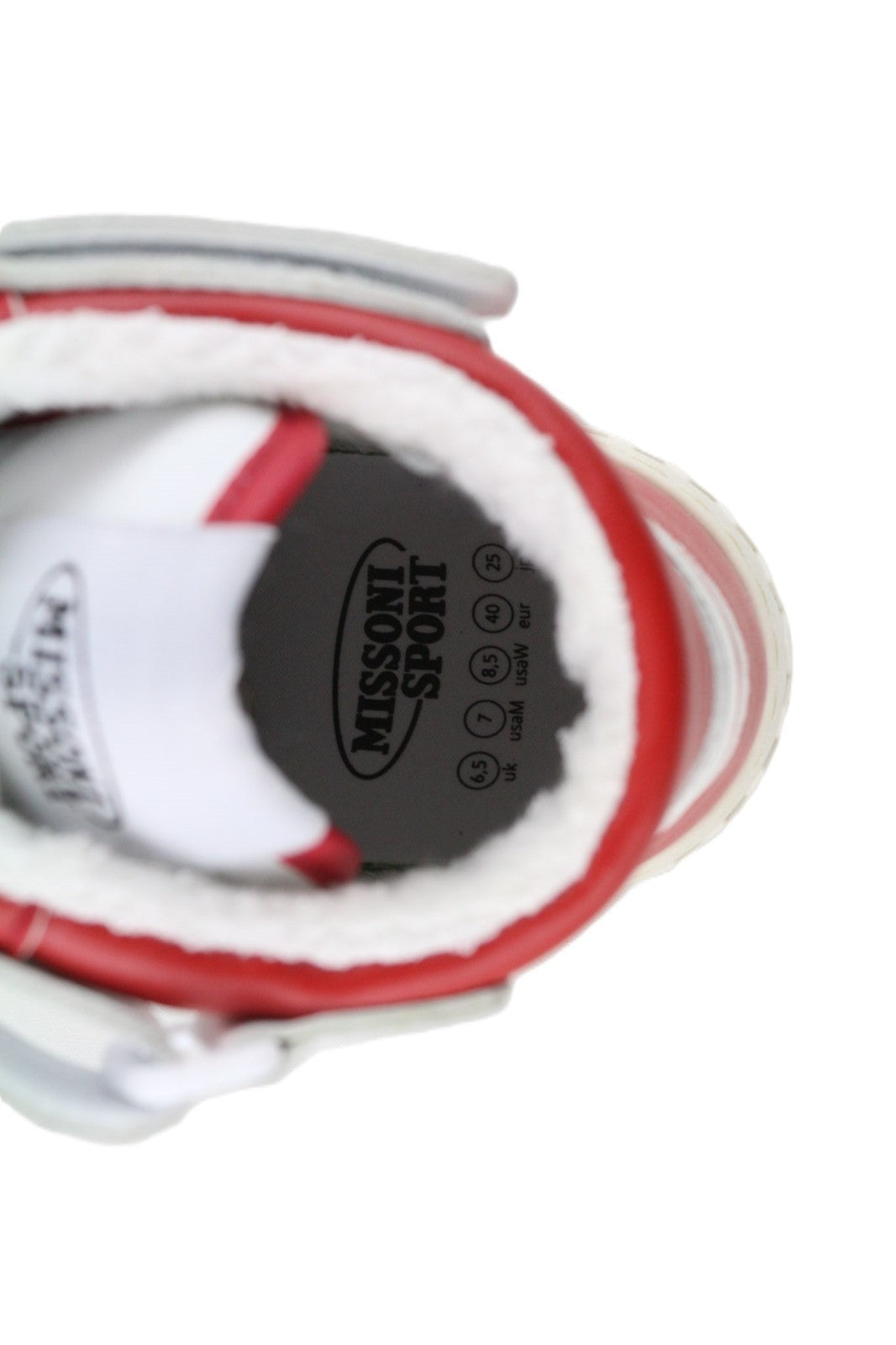 ACBC X MISSONI SHMIBNH Unisex High Basket Sneakers EU40 Flat Fabric Inner