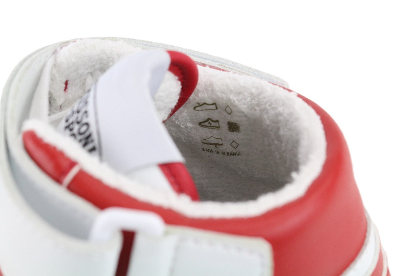 ACBC X MISSONI SHMIBNH Unisex High Basket Sneakers EU40 Flat Fabric Inner