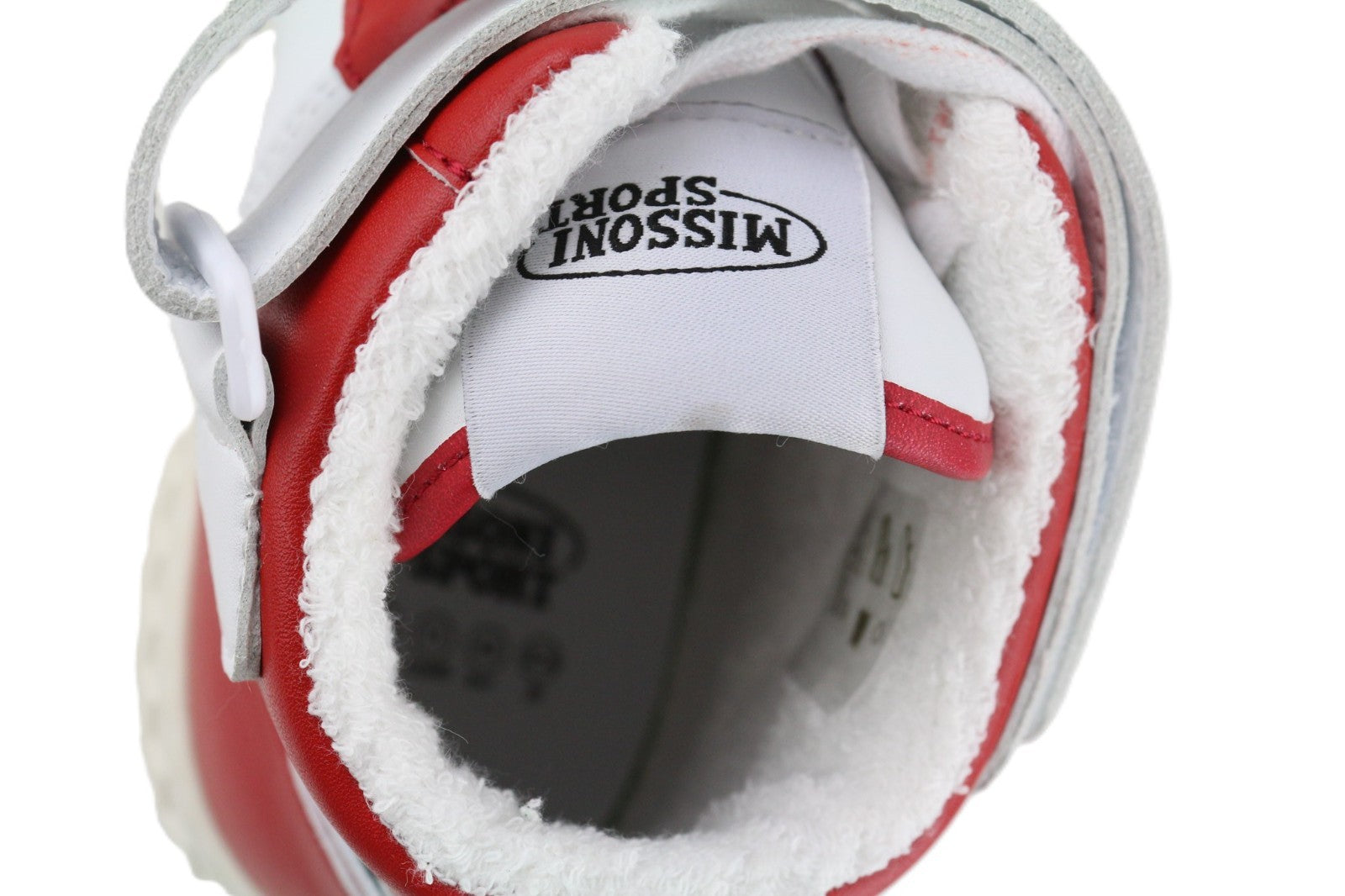 ACBC X MISSONI SHMIBNH Unisex High Basket Sneakers EU43 White Round Toeline