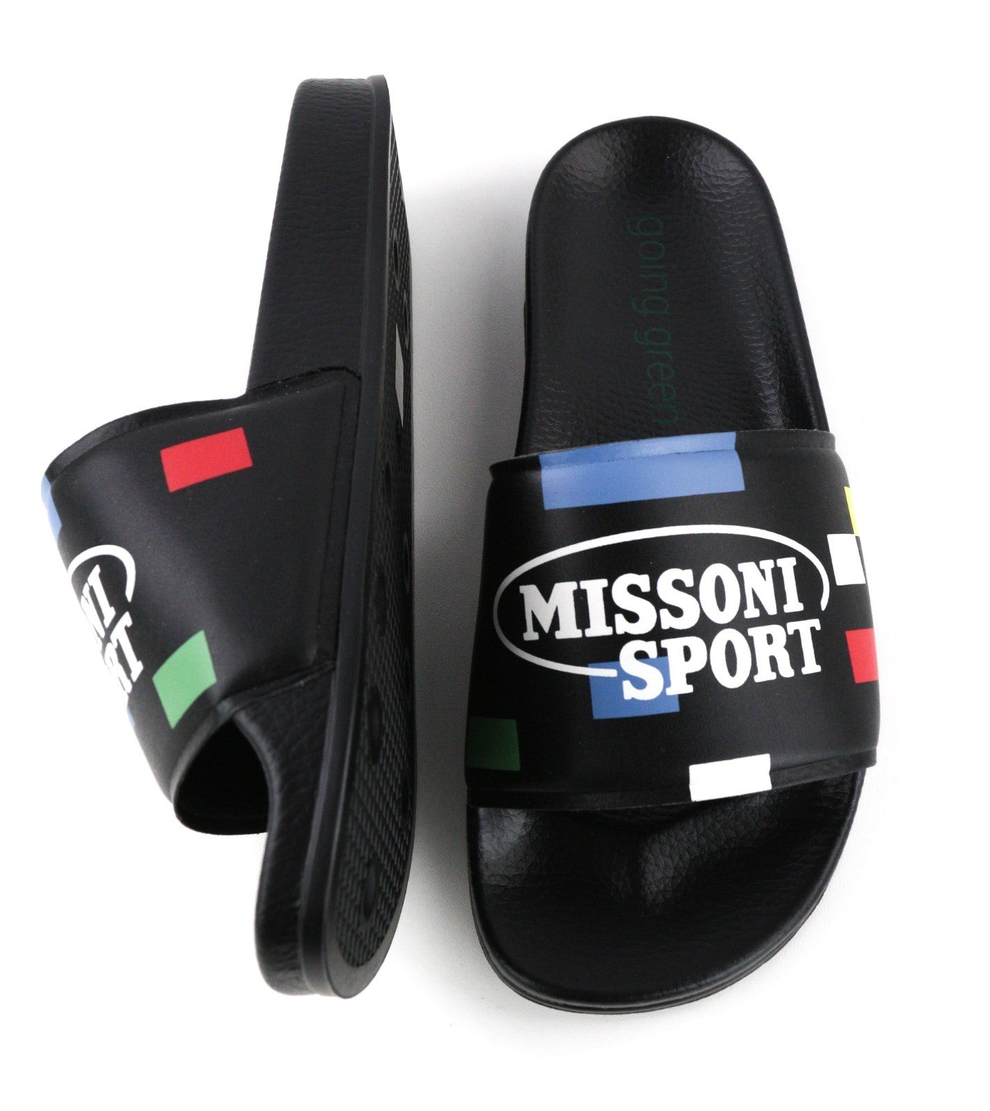 ACBC X MISSONI SHMISPSP Pixel Pool Slide Unisex Sandals EU39 Cleated Print Sole