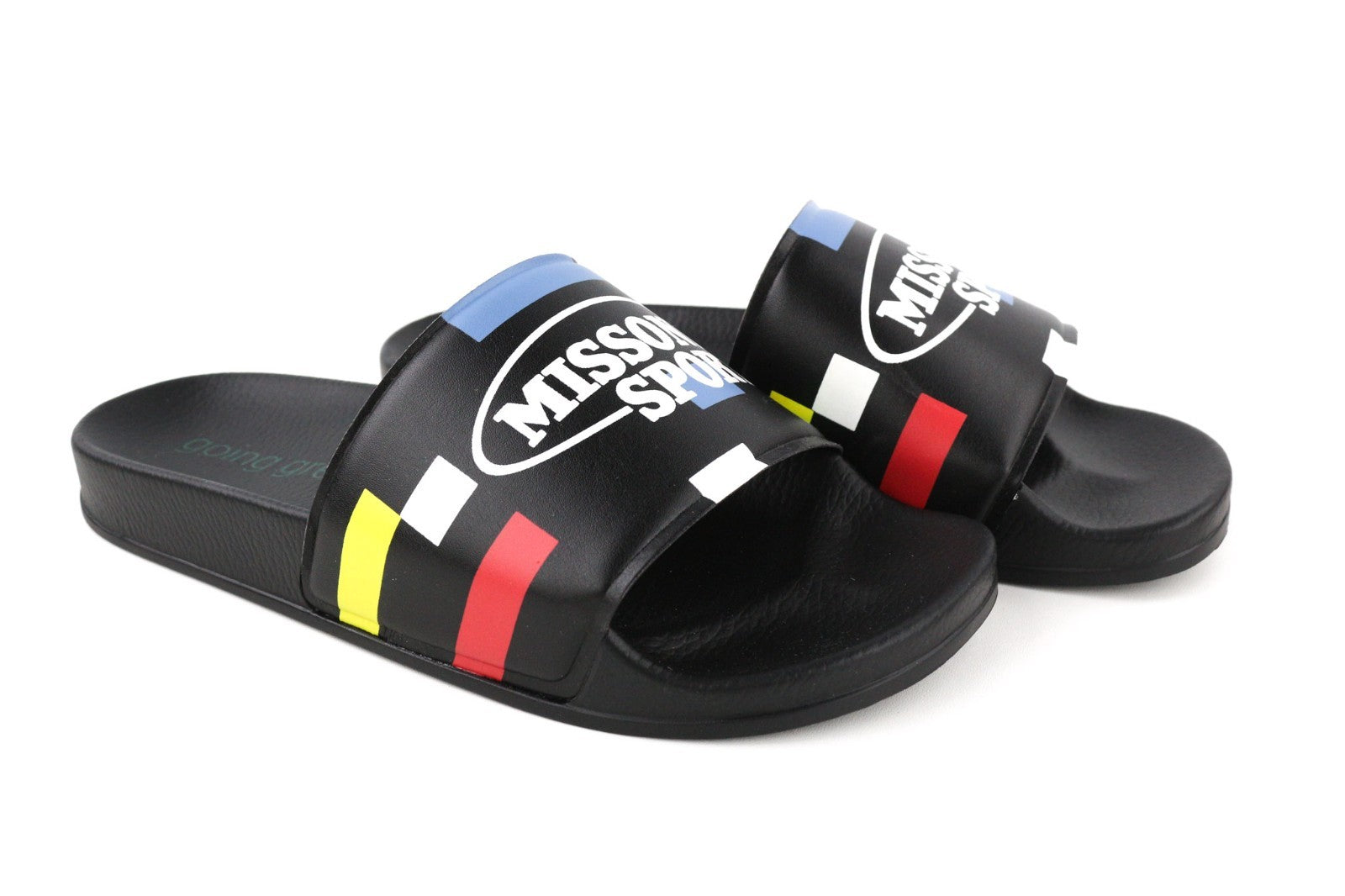 ACBC X MISSONI SHMISPSP Pixel Pool Slide Unisex Sandals EU40 Printed Large Fit