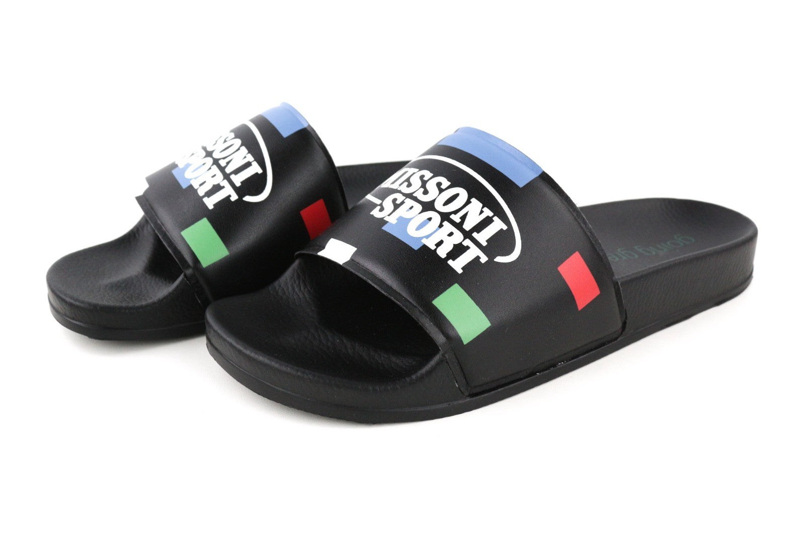 ACBC X MISSONI SHMISPSP Pixel Pool Slide Unisex Sandals EU40 Printed Large Fit