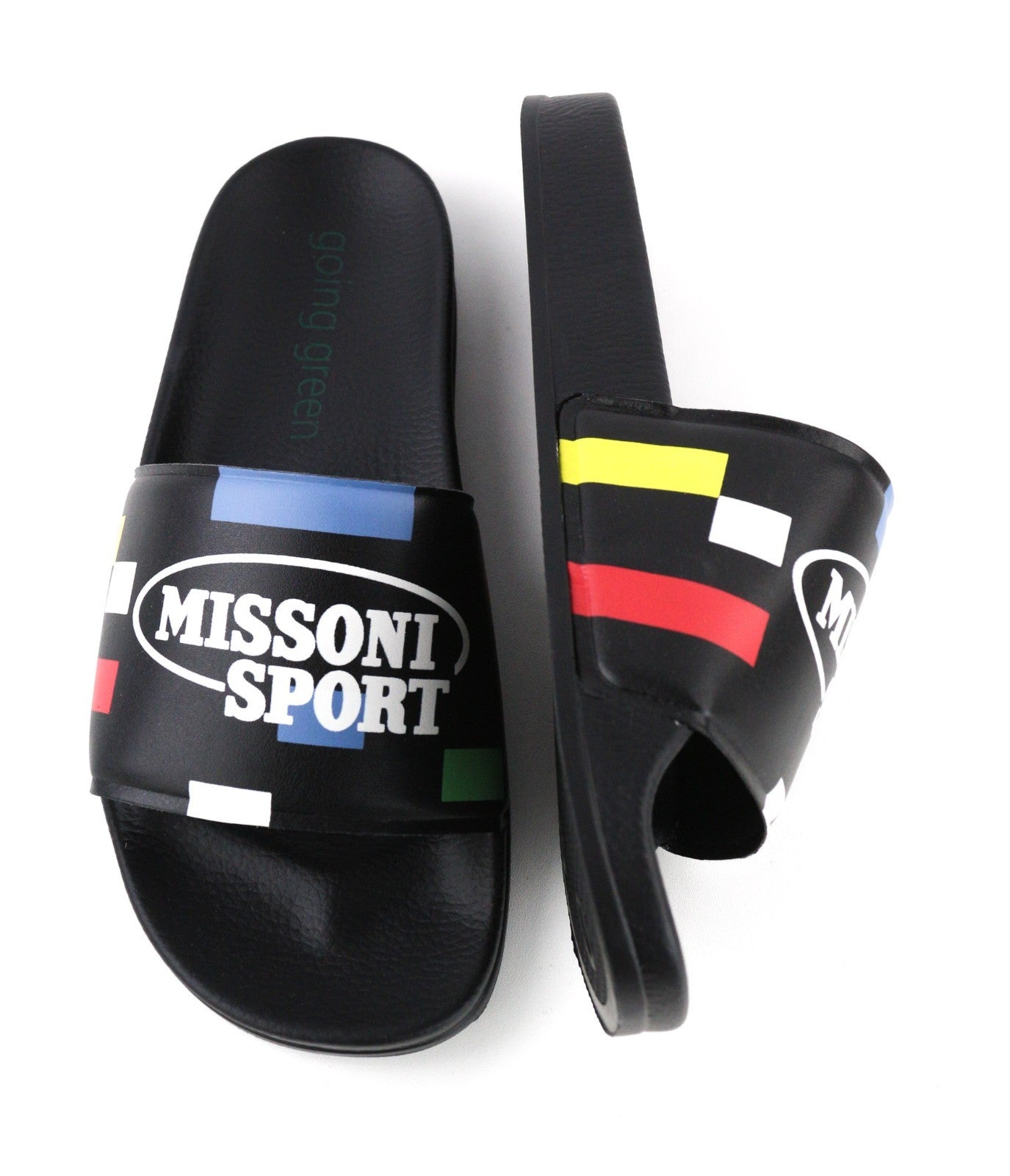 ACBC X MISSONI SHMISPSP Pixel Pool Slide Unisex Sandals EU40 Printed Large Fit