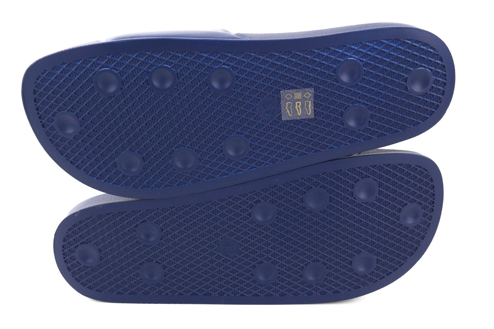 ACBC X MISSONI SHMISPSP Pixel Pool Slide Unisex Sandals EU43 Blue Rubber Sole