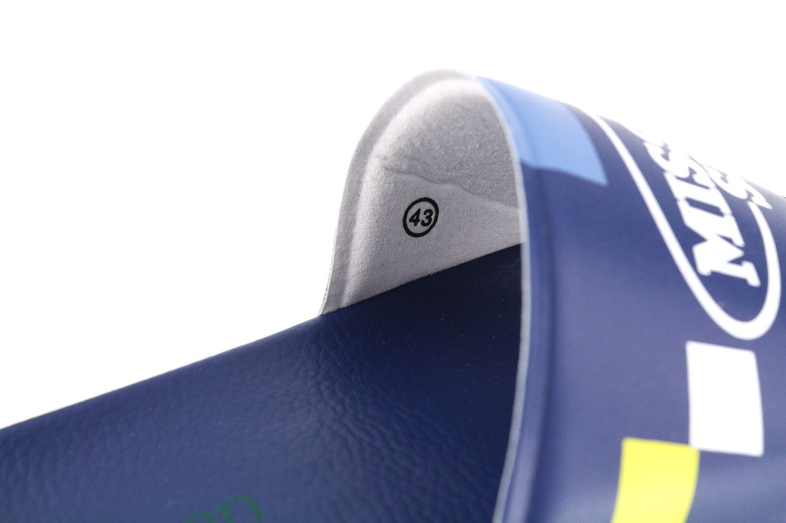 ACBC X MISSONI SHMISPSP Pixel Pool Slide Unisex Sandals EU43 Blue Rubber Sole