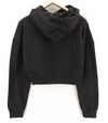 Black Cotton Sweatshirt