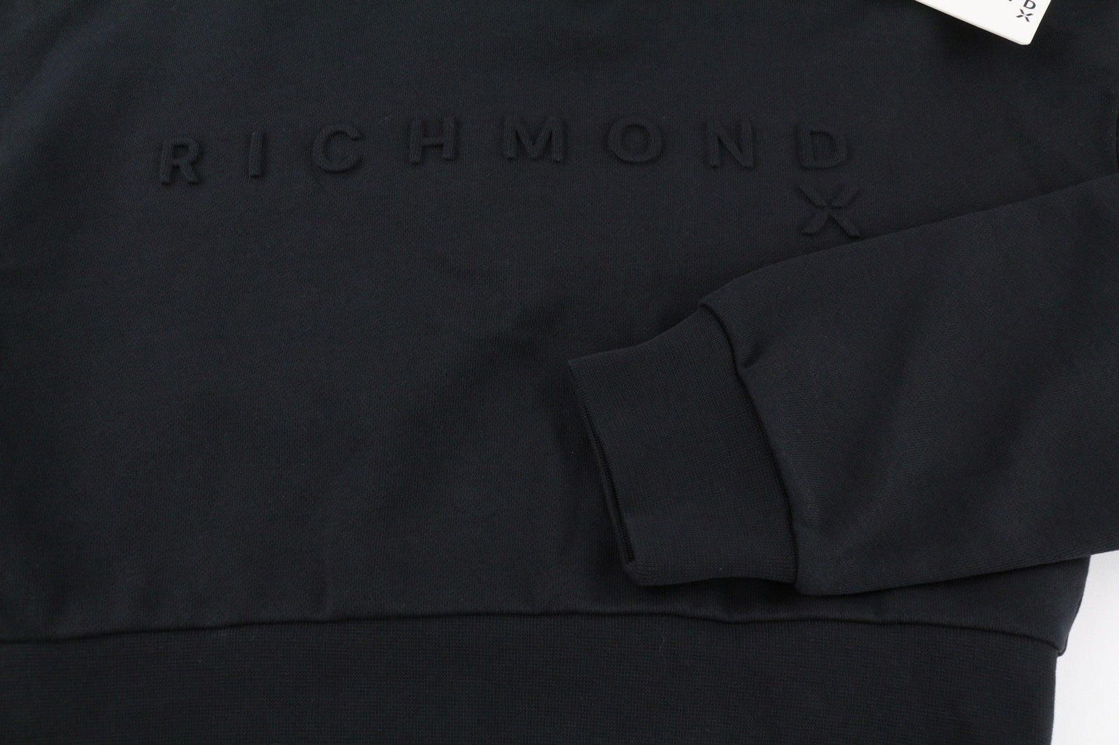 RICHMOND X Women's Sweatshirt S Hoodie Pullover Black Round Neck Long Sleeve