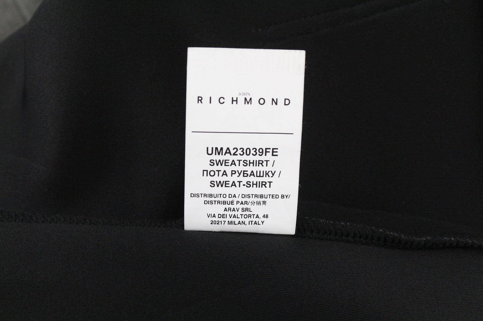 RICHMOND X Men's Felpa Zip Sweatshirt M Hoodie Grey Print Pockets Casual Wear