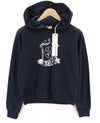 Blue Polyester Sweatshirt