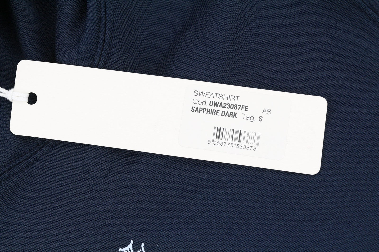 RICHMOND X Women's Sweatshirt S Hoodie Dark Blue Sapphire Printed Long Sleeve