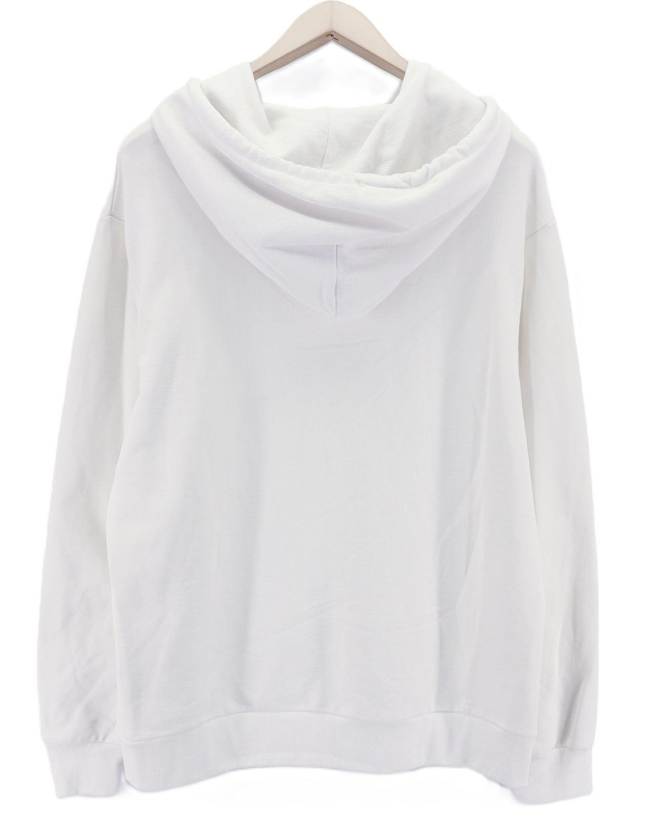 RICHMOND X Men's Sweatshirt S Hoodie White Logo Pullover Pocket Long Sleeve