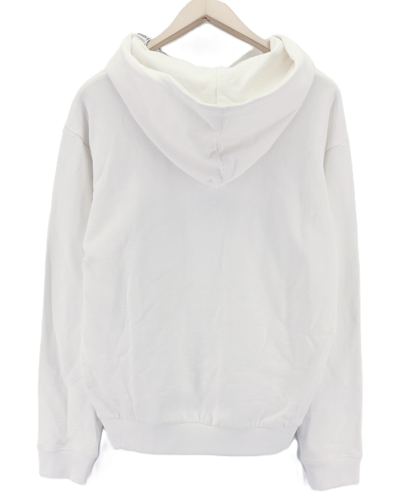 RICHMOND X Men's Sweatshirt M Hoodie White Pullover Logo Printed Casual Style