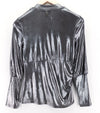 Silver Polyester Sweatshirt