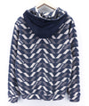Blue Polyester Sweatshirt
