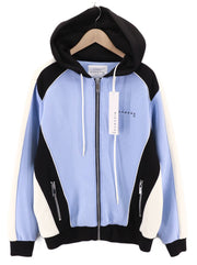 RICHMOND X Men's Sweatshirt M Lined Zipped Jacket Hoodie Blue Long Sleeves