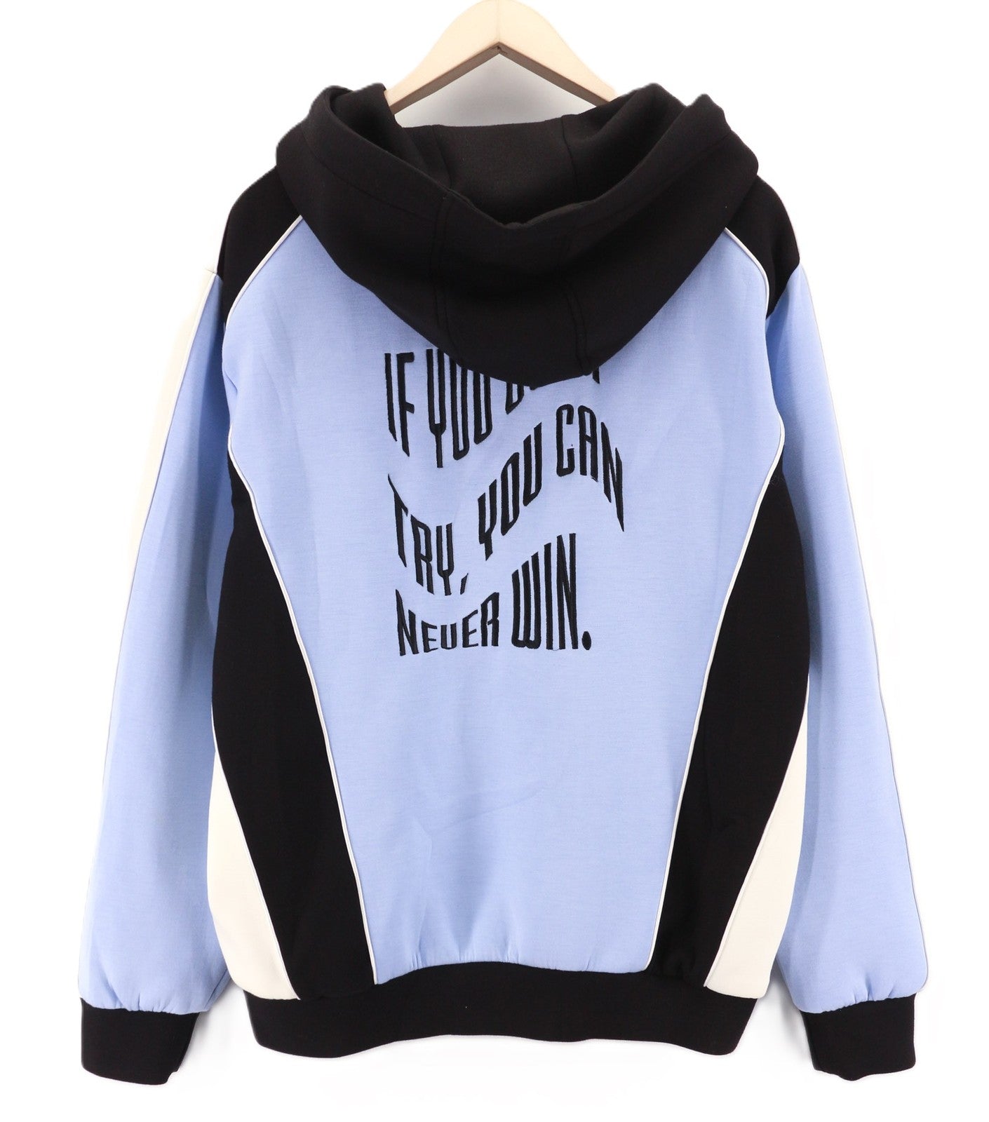 RICHMOND X Men's Sweatshirt M Lined Zipped Jacket Hoodie Blue Long Sleeves